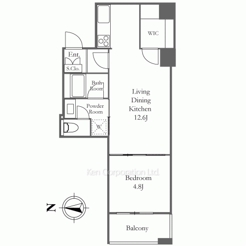 リバーシティ21イーストタワーズⅡの写真 間取り
