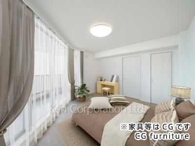 ベッドルーム　※家具等はＣＧです