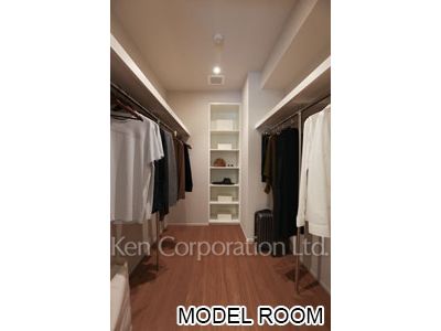 西麻布レジデンスの写真 ウォークインクローゼット　※MODEL ROOM