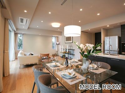 西麻布レジデンスの写真 リビングダイニング　※MODEL ROOM