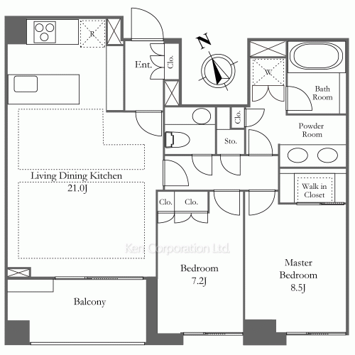 西麻布レジデンスの写真 間取り