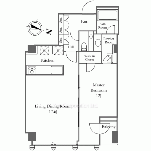 平河町森タワーレジデンスの写真 間取り