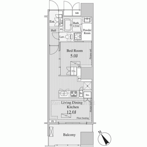 ウェンブリー表参道の写真 間取り