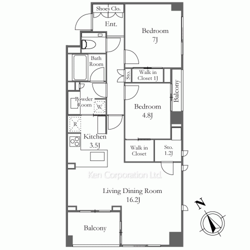 ザ・パークハウス上目黒ピアースの写真 間取り