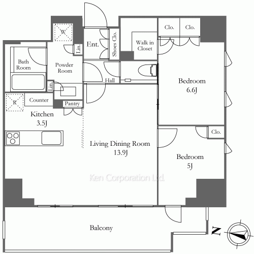 ブランズ代々木の写真 間取り