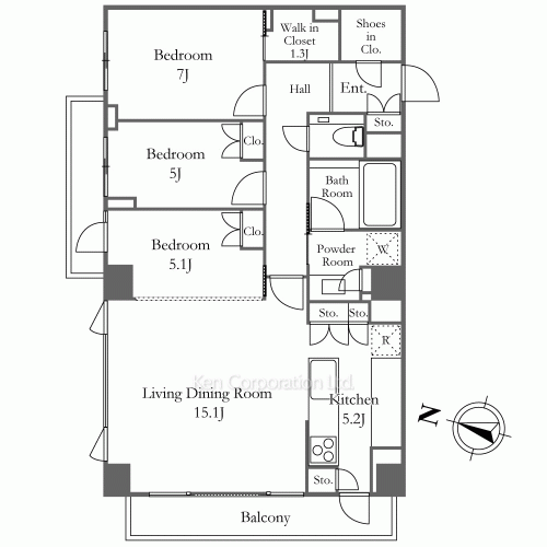 グランドメゾン表参道の写真 間取り