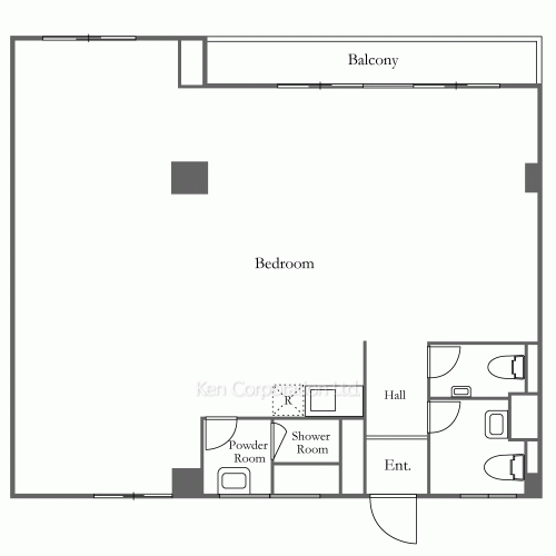 麻布鳥居坂マンションの写真 間取り