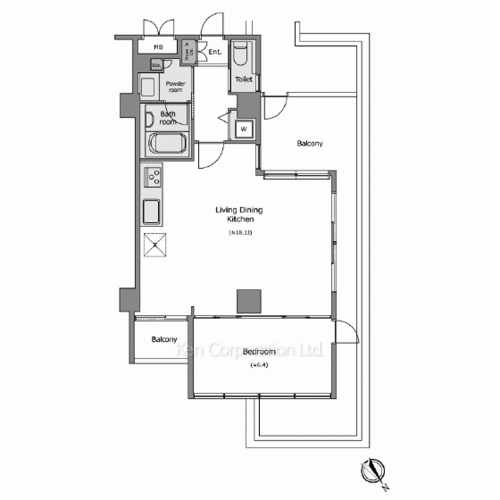 アーバンパーク代々木の写真 間取り