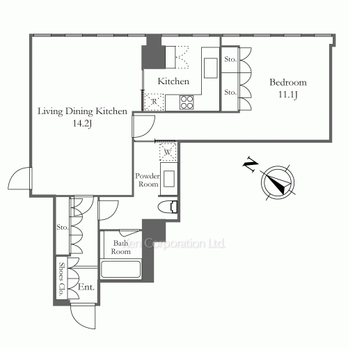 プルデンシャルタワーレジデンスの写真 間取り