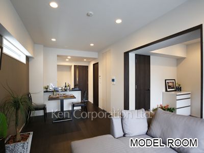 リビングダイニング（MODEL ROOM）※6階の同じ間取タイプを撮影。仕様が異なることがあります。