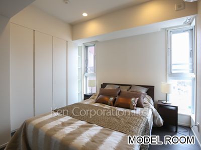 ベッドルーム（MODEL ROOM）※6階の同じ間取タイプを撮影。仕様が異なることがあります。