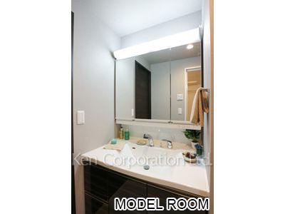 パウダールーム※MODEL ROOM ※10階の同じ間取タイプを撮影。仕様が異なることがあります。