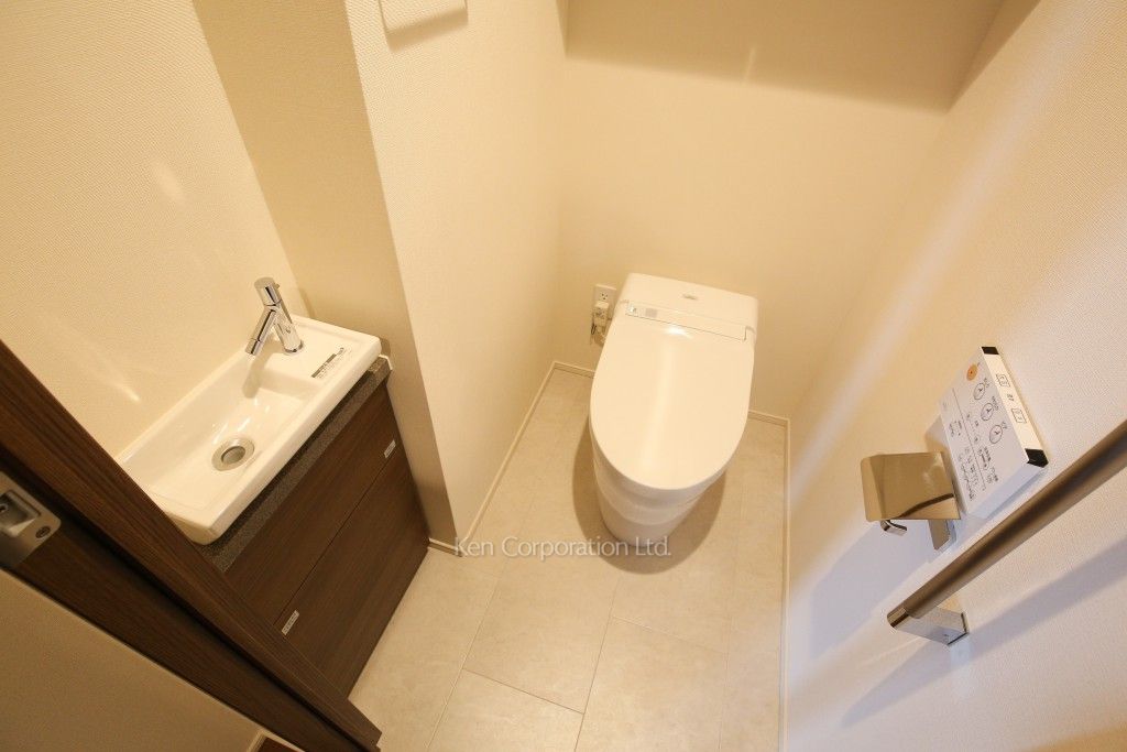 目黒第一マンションズの写真 トイレ ※12階の同じ間取タイプを撮影。仕様が異なることがあります。