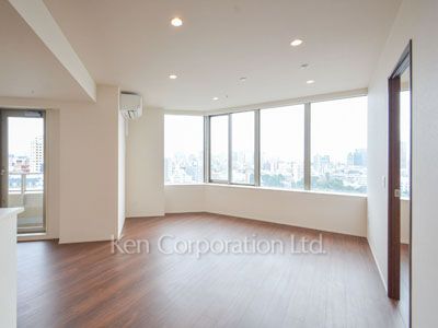 目黒第一マンションズの写真 リビングダイニング ※12階の同じ間取タイプを撮影。仕様が異なることがあります。