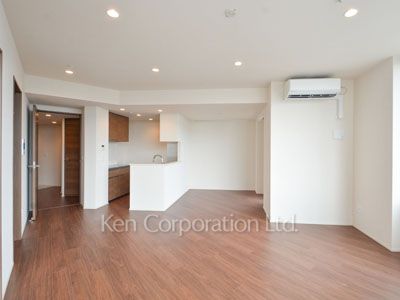 目黒第一マンションズの写真 リビングダイニング ※12階の同じ間取タイプを撮影。仕様が異なることがあります。