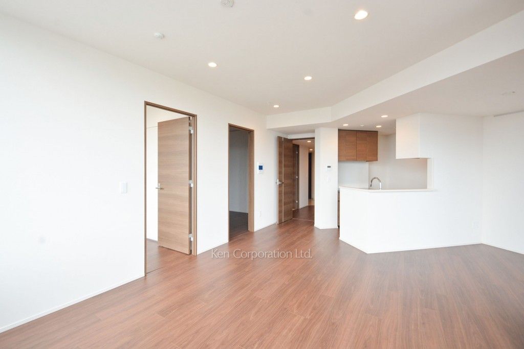 目黒第一マンションズの写真 リビングダイニング ※12階の同じ間取タイプを撮影。仕様が異なることがあります。