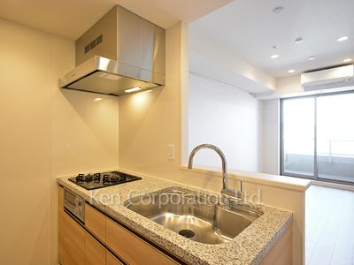 目黒第一マンションズの写真 キッチン ※12階の同じ間取タイプを撮影。仕様が異なることがあります。