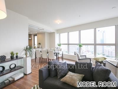 ザ・パークハウス西新宿タワー60の写真 リビングダイニング※MODEL ROOM