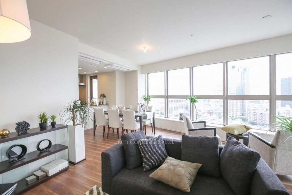 ザ・パークハウス西新宿タワー60の写真 リビングダイニング※MODEL ROOM