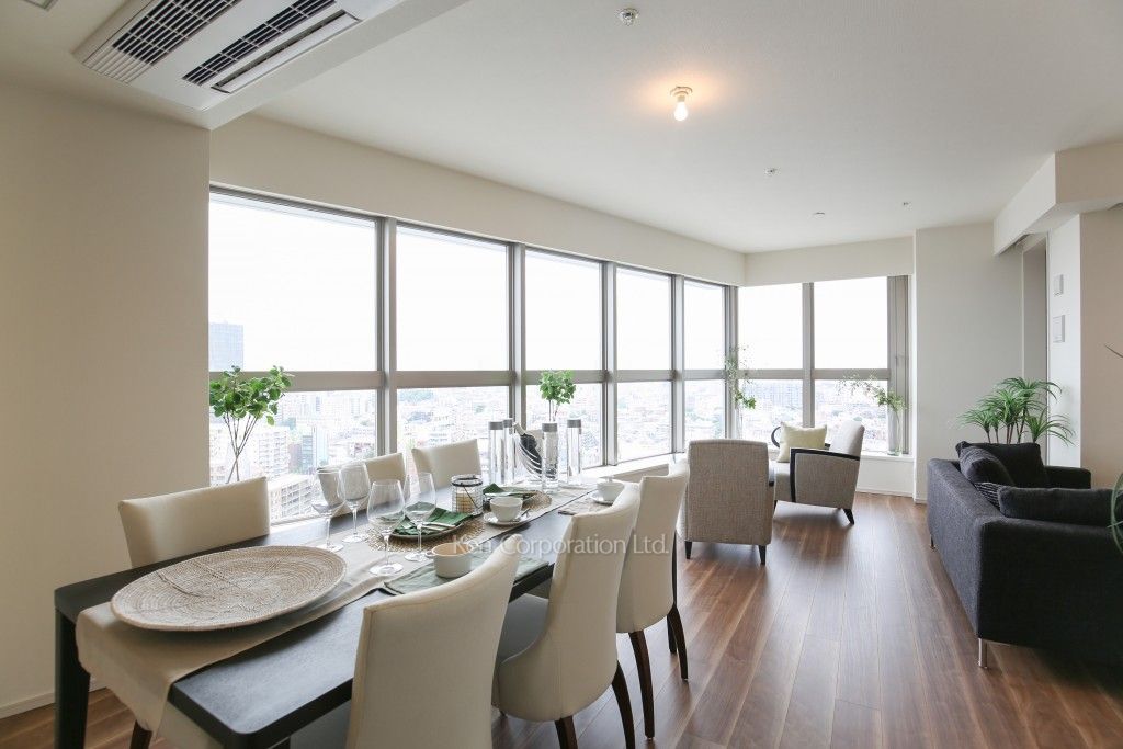 ザ・パークハウス西新宿タワー60の写真 リビングダイニング※MODEL ROOM