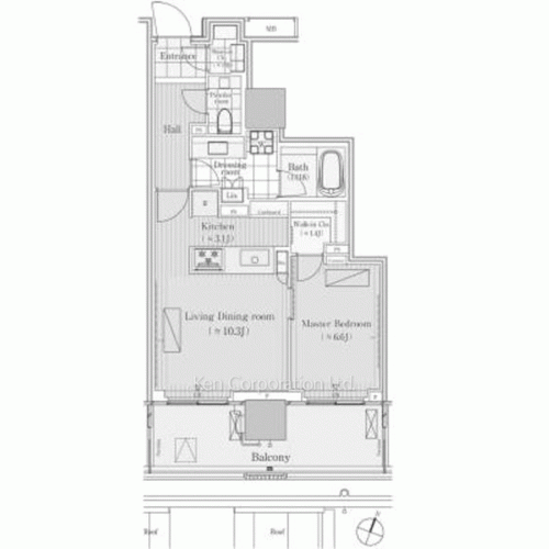 パークコート三番町ヒルトップレジデンスの写真 間取り