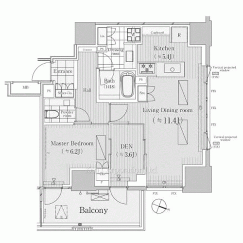 パークコート三番町ヒルトップレジデンスの写真 間取り