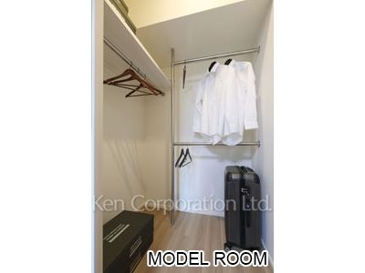 パークアクシス飯田橋レジデンスの写真 ウォークインクローゼット※ＭＯＤＥＬ ROOM ※6階の同じ間取タイプを撮影。仕様が異なることがあります。