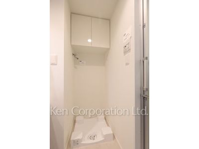 パークアクシス飯田橋レジデンスの写真 洗濯機置き場 ※6階の同じ間取タイプを撮影。仕様が異なることがあります。