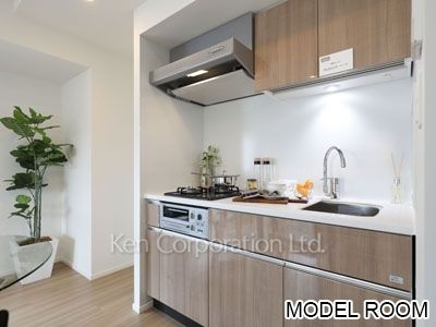 パークアクシス飯田橋レジデンスの写真 キッチン※ＭＯＤＥＬ ＲＯＯＭ ※6階の同じ間取タイプを撮影。仕様が異なることがあります。