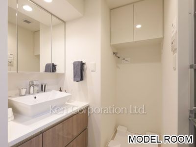 パークアクシス飯田橋レジデンスの写真 パウダールーム※ＭＯＤＥＬ ROOM ※6階の同じ間取タイプを撮影。仕様が異なることがあります。