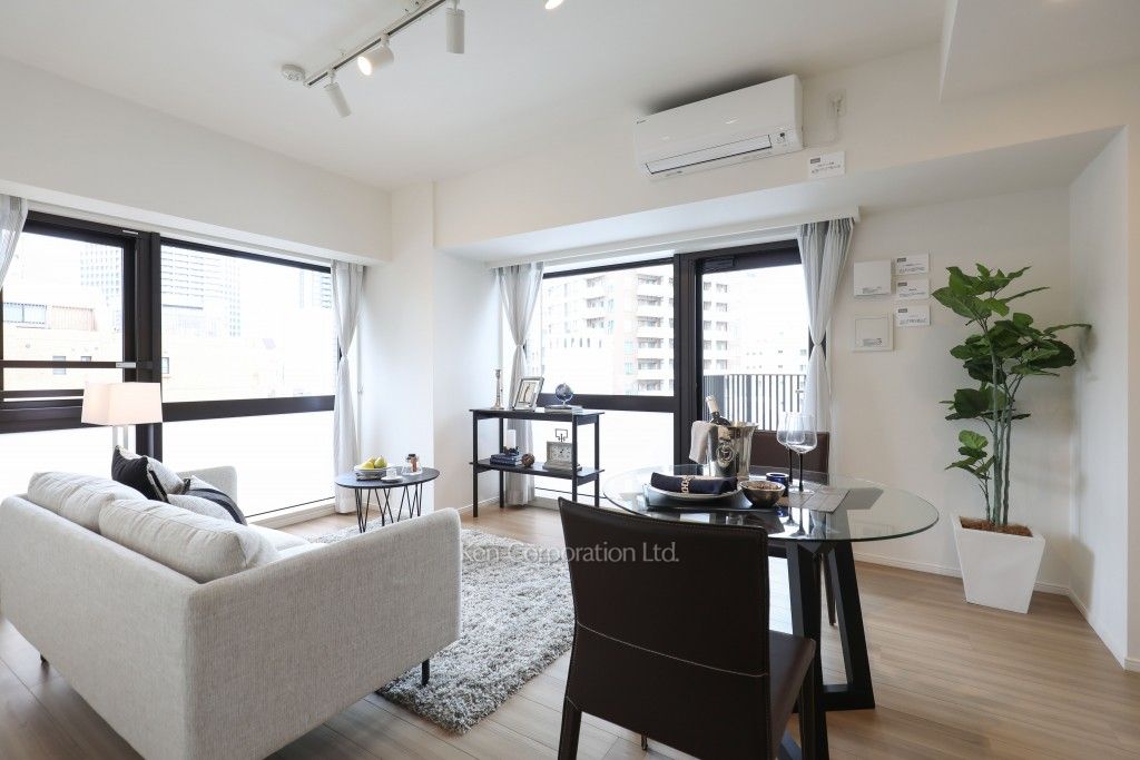 パークアクシス飯田橋レジデンスの写真 リビングダイニング※ＭＯＤＥＬ ROOM ※6階の同じ間取タイプを撮影。仕様が異なることがあります。