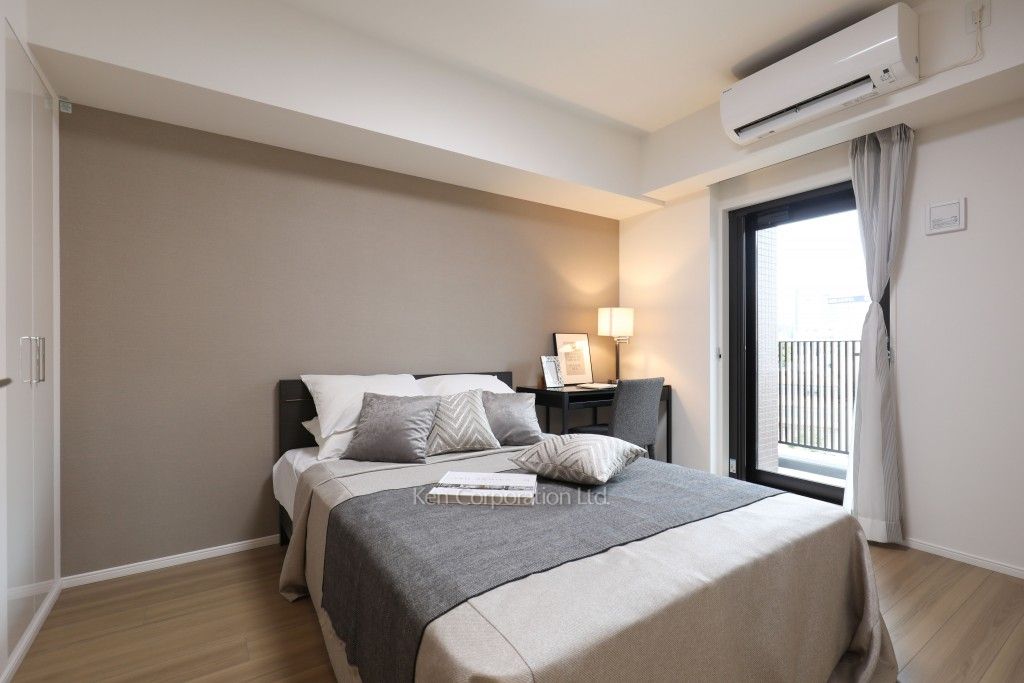 パークアクシス飯田橋レジデンスの写真 ベッドルーム※ＭＯＤＥＬ ROOM ※6階の同じ間取タイプを撮影。仕様が異なることがあります。