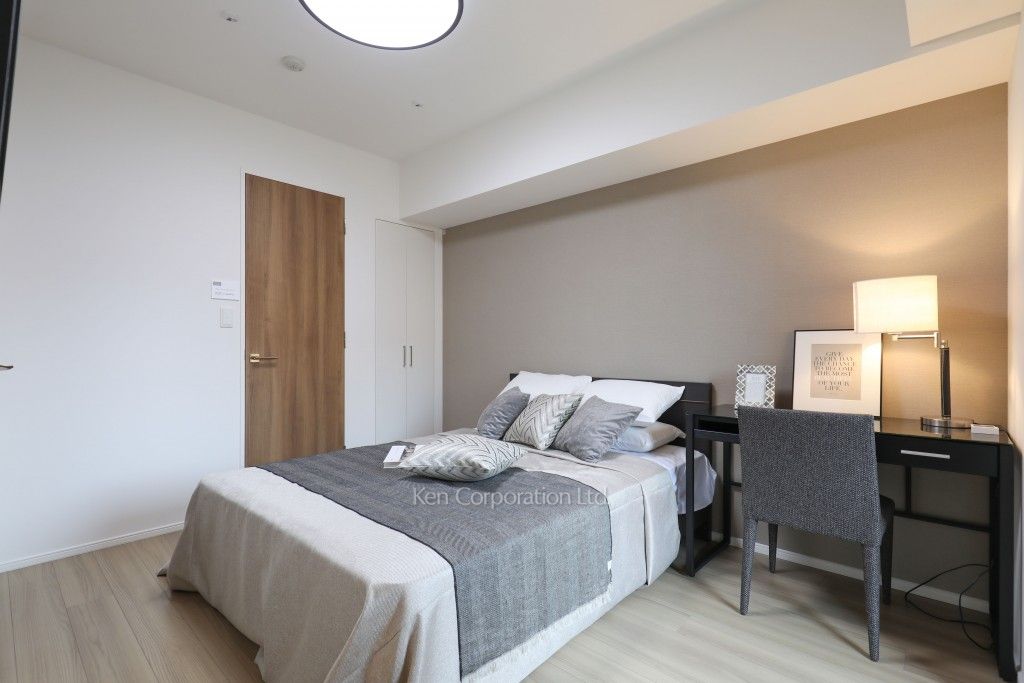 パークアクシス飯田橋レジデンスの写真 ベッドルーム※ＭＯＤＥＬ ROOM ※6階の同じ間取タイプを撮影。仕様が異なることがあります。