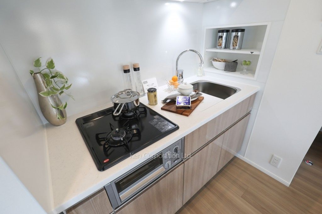 パークアクシス飯田橋レジデンスの写真 キッチン※ＭＯＤＥＬ ROOM ※6階の同じ間取タイプを撮影。仕様が異なることがあります。