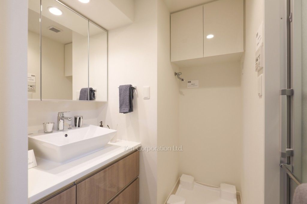 パークアクシス飯田橋レジデンスの写真 パウダールーム※ＭＯＤＥＬ ROOM ※6階の同じ間取タイプを撮影。仕様が異なることがあります。