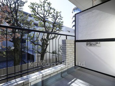 ベルファン西麻布の写真 バルコニー