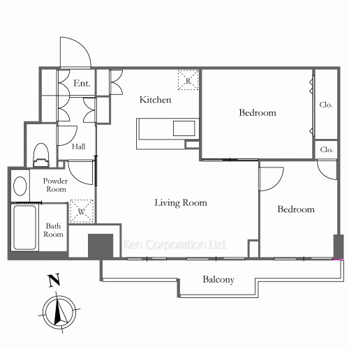 レジディア西小山の写真 間取り