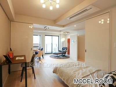 パークアクシスプレミア表参道の写真 ベッドルーム※MODEL ROOM ※4階の同じ間取タイプを撮影。仕様が異なることがあります。