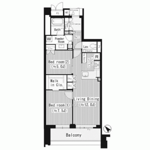 ジオ南青山の写真 間取り