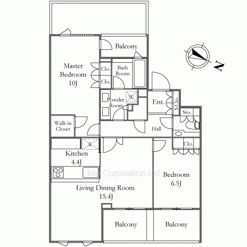 フォレセーヌ目黒平町の写真 間取り