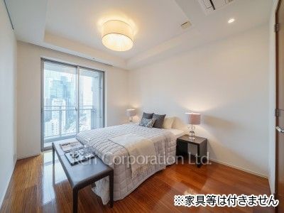 赤坂タワーレジデンスTop of the Hillの写真 マスターベッドルーム　※家具等は付きません