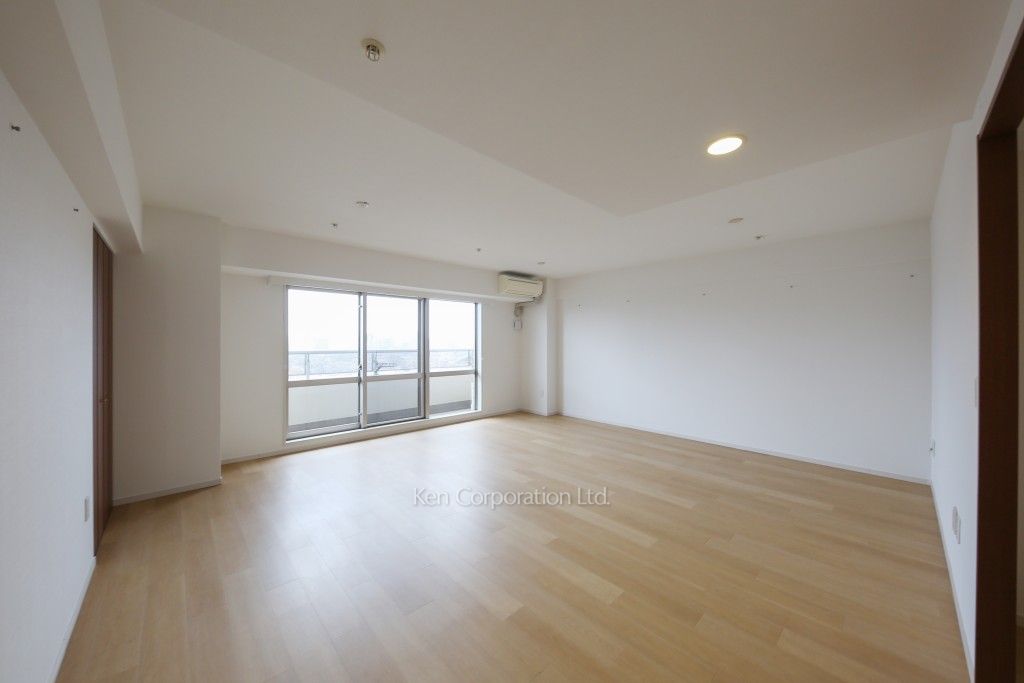 河田町ガーデン 1号棟の写真 居室（LDなど） ※8階の同じ間取タイプを撮影。仕様が異なることがあります。