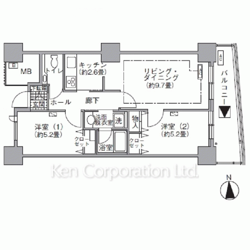 アクティ汐留の写真 間取り