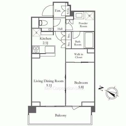 バウスステージ広尾の写真 間取り
