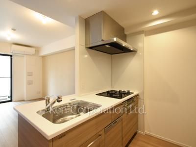 バウスステージ広尾の写真 キッチン ※2階の同じ間取タイプを撮影。仕様が異なることがあります。