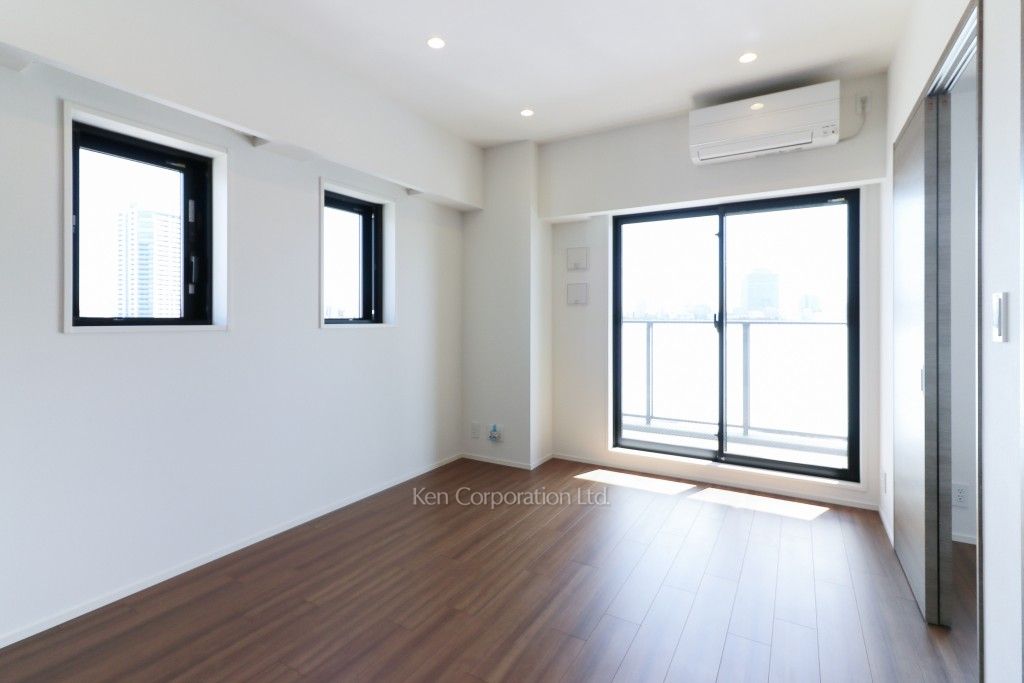 ザ・パークハビオ恵比寿プレイスの写真 居室（LDなど） ※9階の同じ間取タイプを撮影。仕様が異なることがあります。