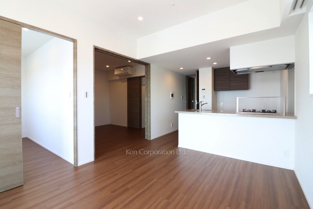 ザ・パークハビオ恵比寿プレイスの写真 居室（LDなど） ※9階の同じ間取タイプを撮影。仕様が異なることがあります。