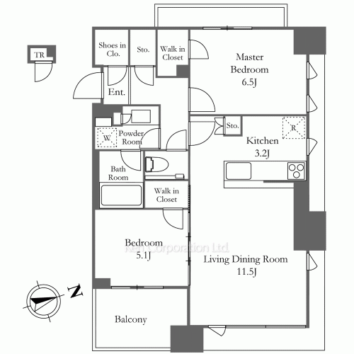 大崎ガーデンレジデンスの写真 間取り