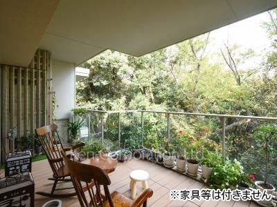 プラウド南麻布の写真 バルコニー ※家具等は付きません