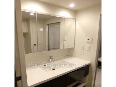 パークアクシス市谷加賀町の写真 パウダールーム ※写真・画像は実際と異なる場合がございます。部屋写真は同一タイプのものです。（ただし、画像中にタイプ名の記載がある場合はその記載内容を優先します。）